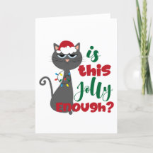 Ist das fröhlich genug? Weihnachtskarte