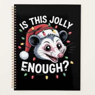 Ist das fröhlich genug? Weihnachtsopossum Sarkasti Planer