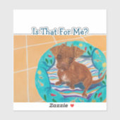 Ist das für mich? aufkleber (Blatt)