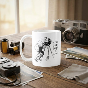 Ist das Ihr Standpunkt Vintage-Kamera Humor Kaffeetasse