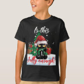 Ist das Jolly genug Grumpy Black Cat Christmas Li T-Shirt (Vorderseite)