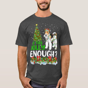 Ist das Jolly genug Wirt für Terrier Dog Weihnacht T-Shirt