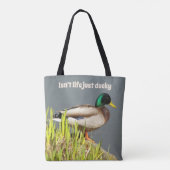 Ist das Leben nicht nur Ducky Mallard Duck Tasche (Rückseite)
