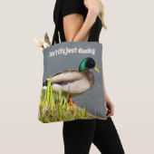 Ist das Leben nicht nur Ducky Mallard Duck Tasche (Von Nahem)