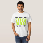 ist das Leben - Stockfähigkeiten locker T-Shirt (Vorne ganz)