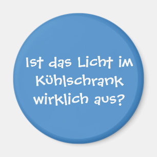 Ist das Licht im Kühlschrank wirklich aus? Magnet