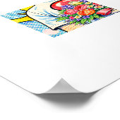 Ist das Liebe? Klassische Pop-Art Poster (Ecke)