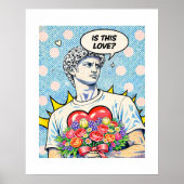 Ist das Liebe? Klassische Pop-Art Poster (Vorne)