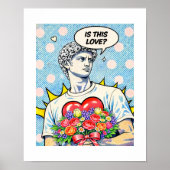 Ist das Liebe? Klassische Pop-Art Poster (Vorne)