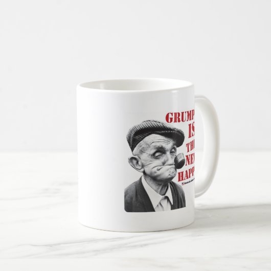 Ist das neue glückliche mürrisch kaffeetasse (VorderseiteRechts)