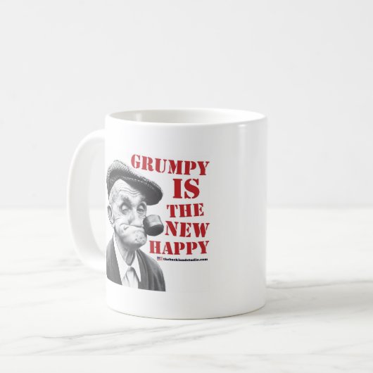 Ist das neue glückliche mürrisch kaffeetasse (Vorderseite Links)