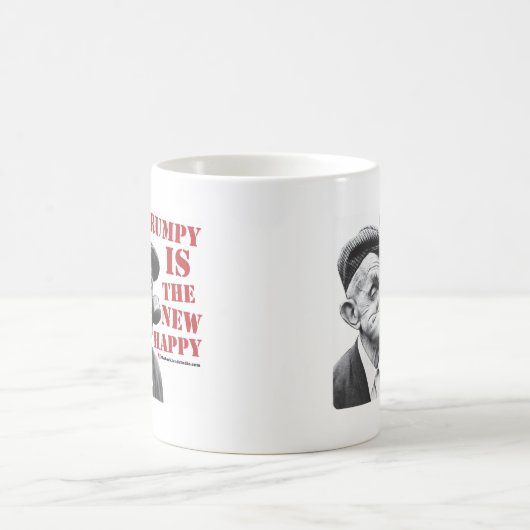 Ist das neue glückliche mürrisch kaffeetasse (Mittel)