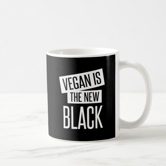 ist das neue Schwarze vegan Kaffeetasse (Rechts)