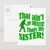 Ist das nicht meine Schwester Postkarte (Vorne/Hinten)