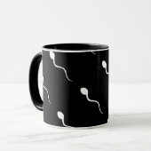Ist das Sperma auf meiner Tasse? Tasse (Vorderseite Links)