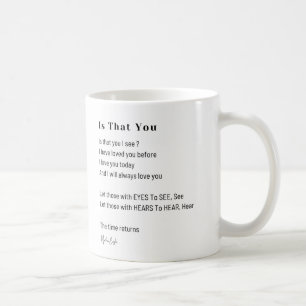 Ist, dass Sie Liebe Gedicht Kaffee Tee Tasse sehen