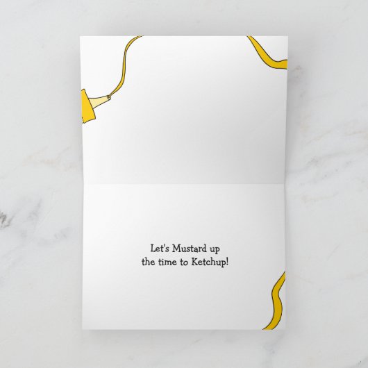 Ist Dawg da? Wir haben die Zeit für Ketchup Karte (Innenseite)