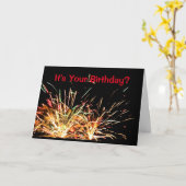 Ist dein Geburtstag? Schön los! Karte (Gelbe Blume)