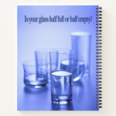 Ist dein Glas halb leer. Notizblock (Rückseite)