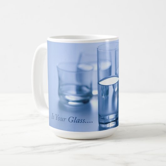 Ist dein Glas? Kaffeetasse (Vorderseite Links)