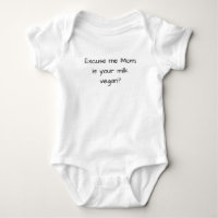 Ist deine Milch vegan, Mama? Baby-Humor