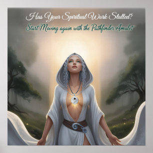 Ist deine spirituelle Arbeit blockiert? Poster