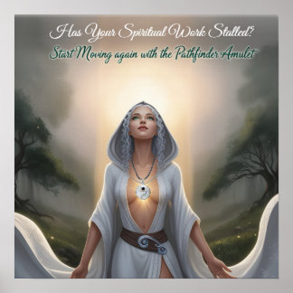 Ist deine spirituelle Arbeit blockiert? Poster