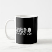 Ist der Beängstigende Lehrer Skeleton Ghost nicht  Kaffeetasse (Links)