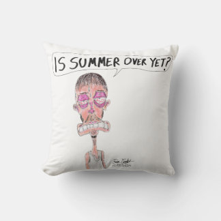 Ist der Sommer schon vorbei? - Erica Crooks Comics Kissen