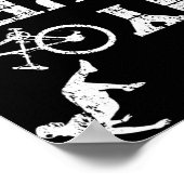 Ist der Unfall bei meinem Fahrrad-Ok-Fahrradstunt Poster (Ecke)