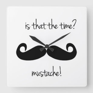 Ist die die Zeit? Wanduhr