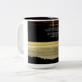 Ist die Nacht leicht Zweifarbige Tasse (Vorderseite Links)