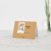 Ist die neue nette Karte frech (Rückseite)