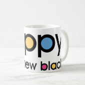 Ist die neue schwarze Tasse glücklich (VorderseiteRechts)