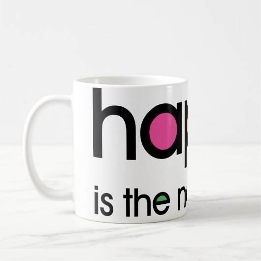 Ist die neue schwarze Tasse glücklich (Links)