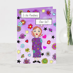 Ist die Pandemie schon vorbei? Ich vermisse dich Karte