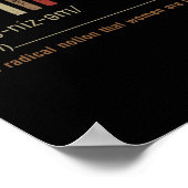 Ist die radikale Vorstellung, dass Frauen Menschen Poster (Ecke)