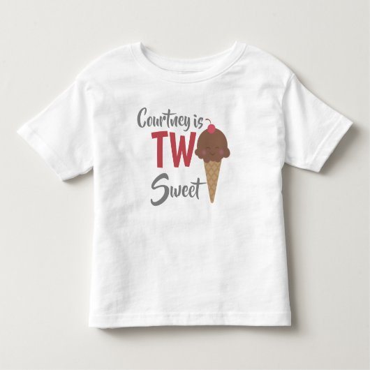 Ist die zwei Bonbon-Gewohnheits-Shirt Kleinkind T-shirt (Vorderseite)
