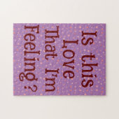 Ist diese Liebe, dass ich Gefühl bin? Jigsaw Puzzl Puzzle (Horizontal)
