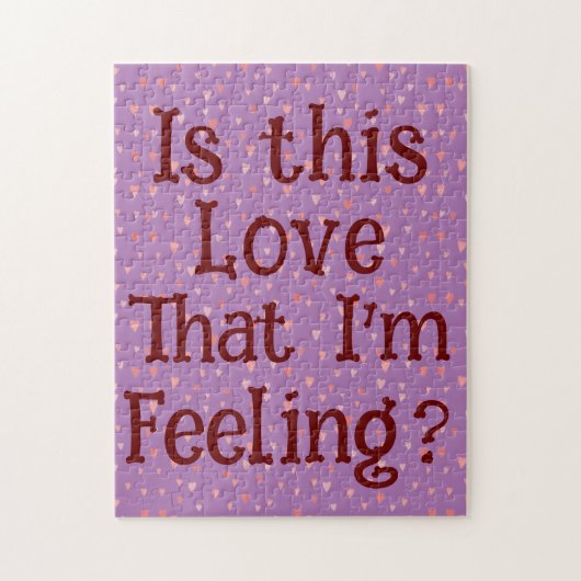 Ist diese Liebe, dass ich Gefühl bin? Jigsaw Puzzl Puzzle (Vertikal)