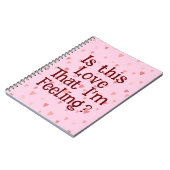 Ist diese Liebe, dass ich Gefühl bin? Notizbuch Notizblock (Linke Seite)