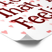 Ist diese Liebe, dass ich Gefühl bin? Poster (Ecke)