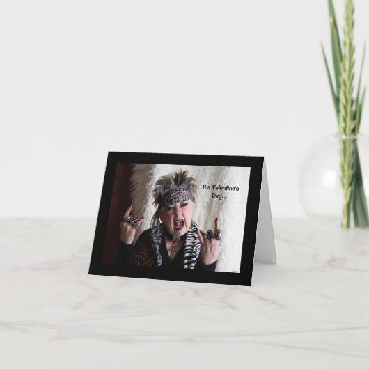 Ist diese Liebe in der Luft ... oder Speck Valenti Karte (Vorderseite)