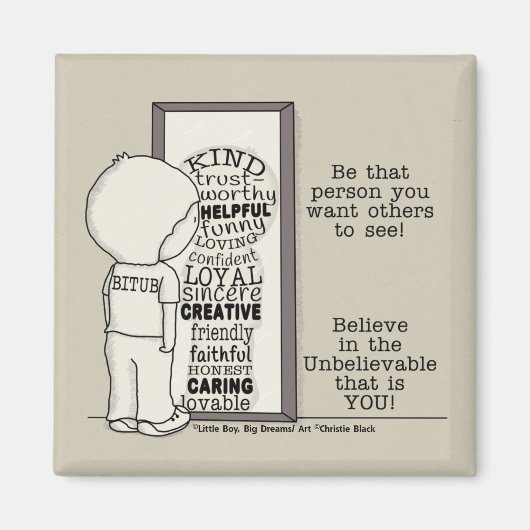 Ist diese Person Magnet (Vorne)