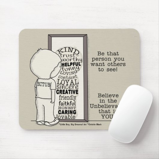Ist diese Person Mousepad (Mit Mouse)