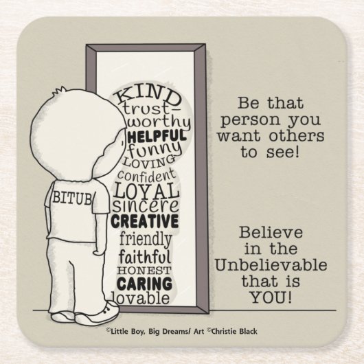 Ist diese Person Rechteckiger Pappuntersetzer (Vorderseite)