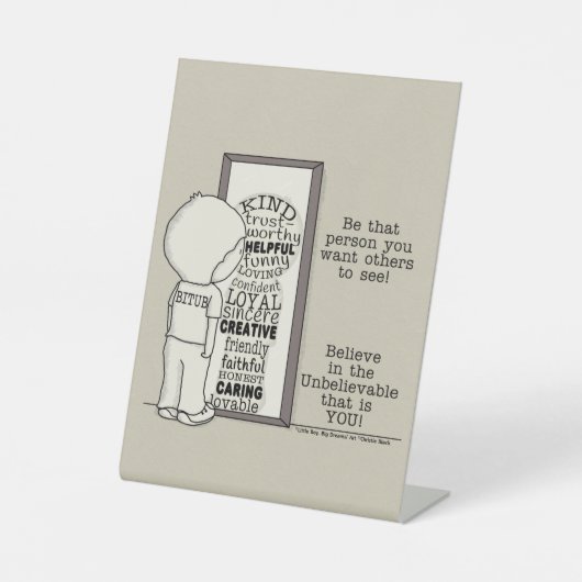 Ist diese Person Sockelschild (Vorderseite)