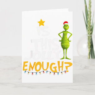 Ist dieser fröhliche grüne Weihnachtsbaum froh gen Karte