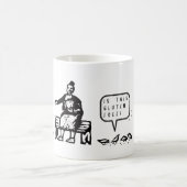 Ist dieser Gluten-freie Vogel-Cartoon lustig Kaffeetasse (Mittel)