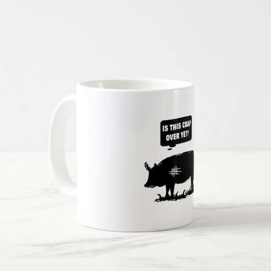 Ist dieser Mist schon vorbei? Kaffeetasse (Vorderseite Links)